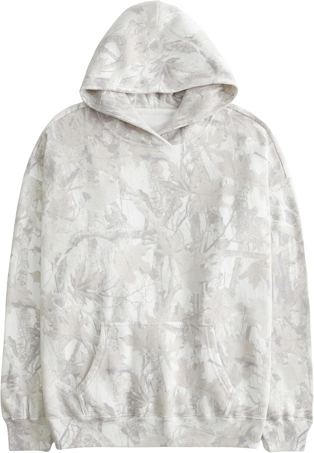Camo Hoodie Womens Mens Maple Leaf Fleece Hooded Sweatshirt Oversized Camouflage Hoodies For Women Trendy - Image 2