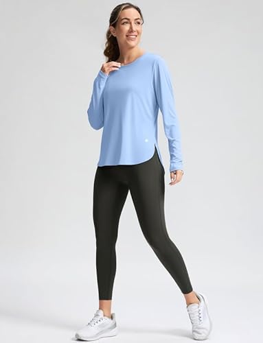 Women's Sun Shirts UPF 50+ Long Sleeve UV Protection Shirt Lightweight Quick Dry Workout Hiking Tops for Women - Image 2